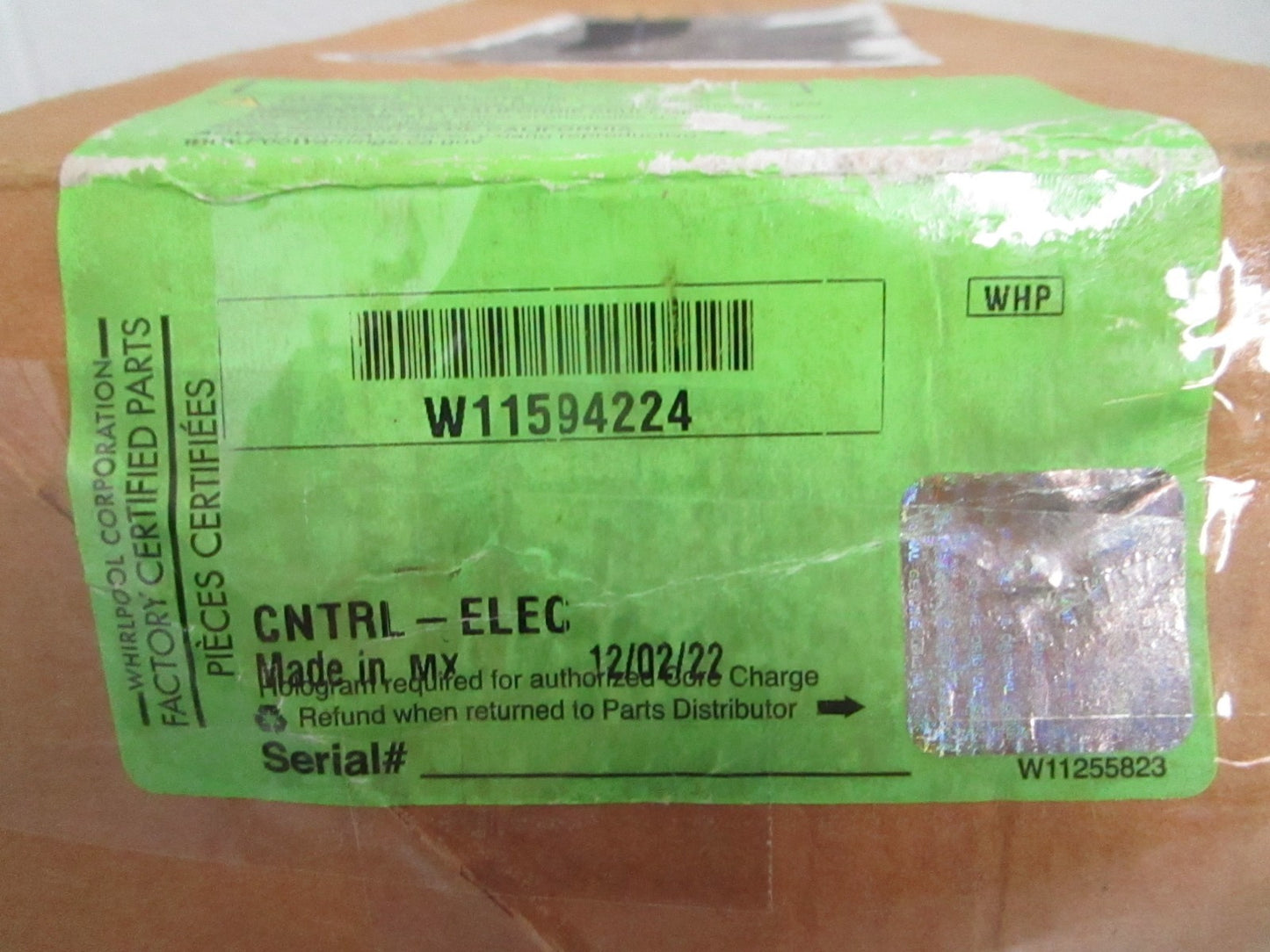 Whirlpool W11594224 NEW OEM Range Oven Control Board Maytag KitchenAid 0820
