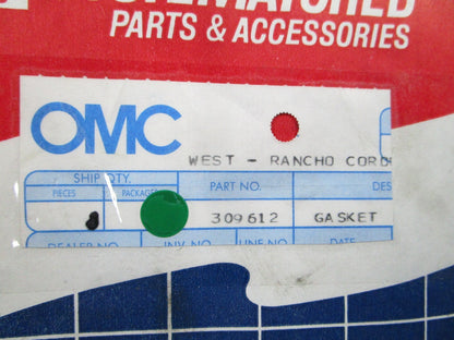 NEW OEM 309612 0309612 OMC Johnson Evinrude Gasket 0810