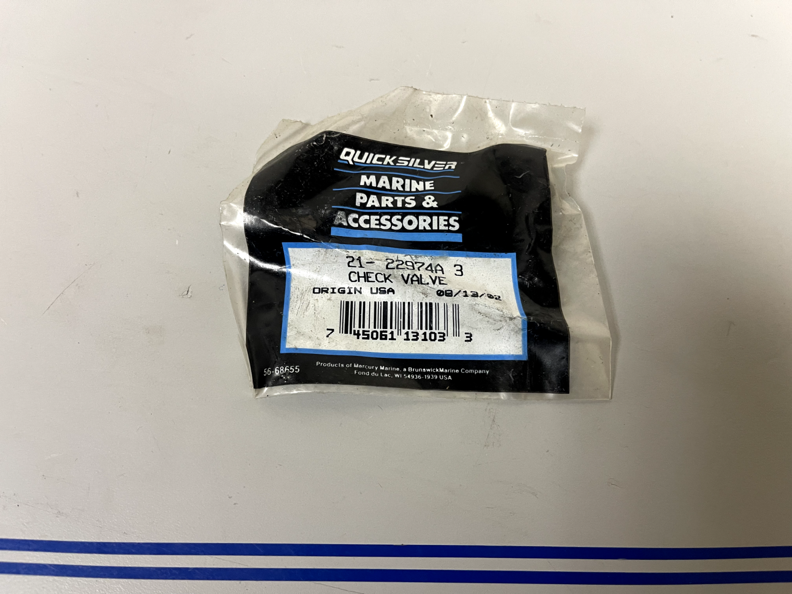*NEW OEM* 0670 Mercury Quicksilver Check Valve 21-22974A3 21 22974A3