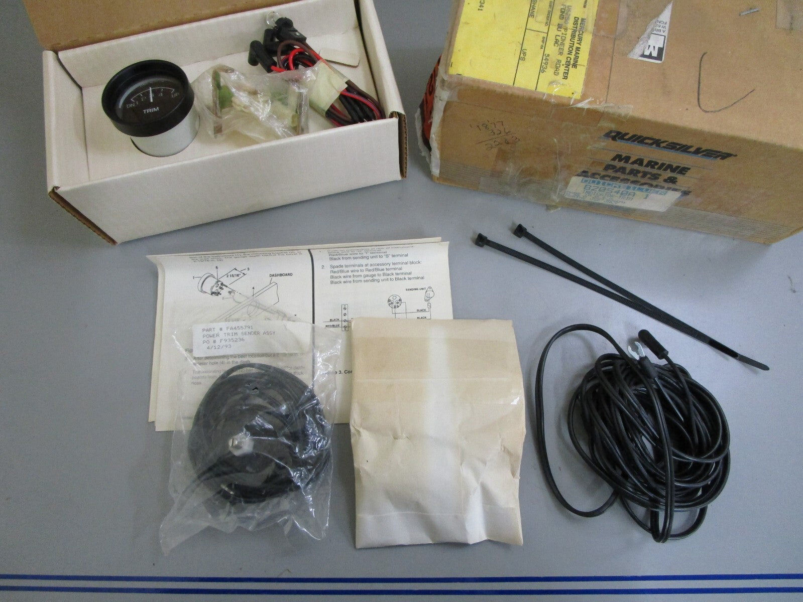 *NEW OEM* 0820 Mercury Quicksilver Trim Indicator 820540A1