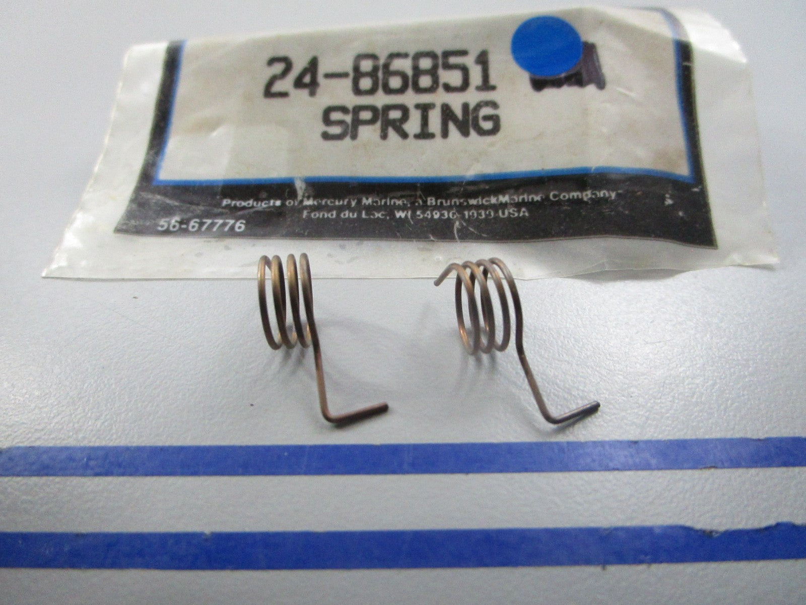 NEW OEM (LOT OF 2) 24-86851 Mercury Quicksilver Spring 0810