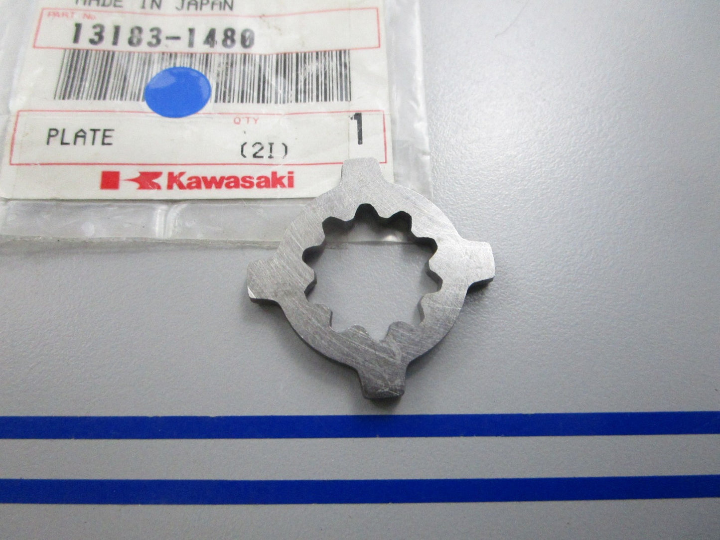 NEW OEM 13183-1480 Kawasaki Plate 0810