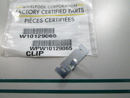 NEW OEM W10129065 Whirlpool Dryer Clip 0810