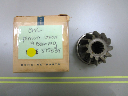 *NEW OEM* 0750 OMC Johnson Evinrude PINION GEAR & BEARING 375835 0375835