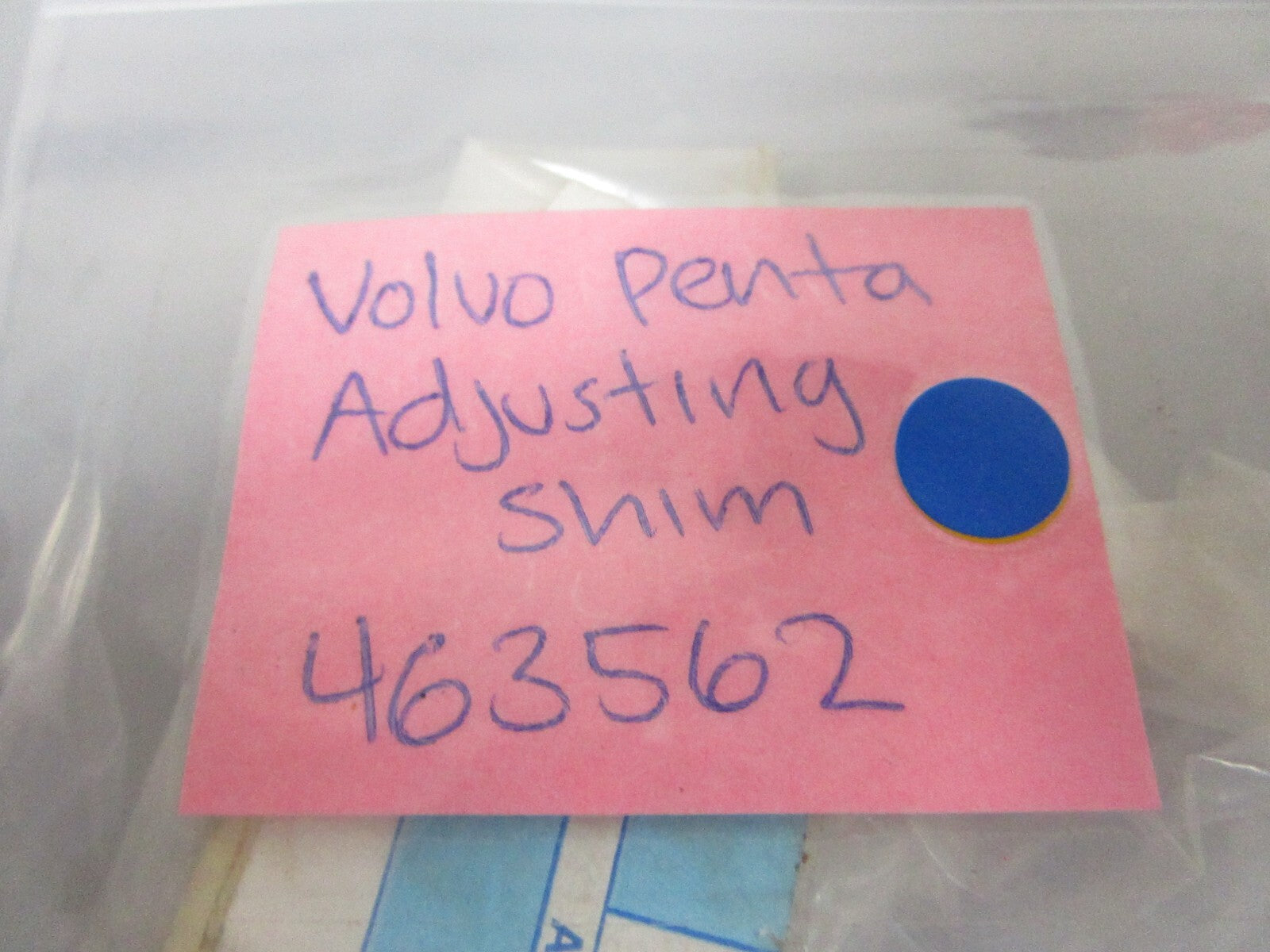 *NEW OEM* 0810 Volvo Penta Adjusting Shim 463562