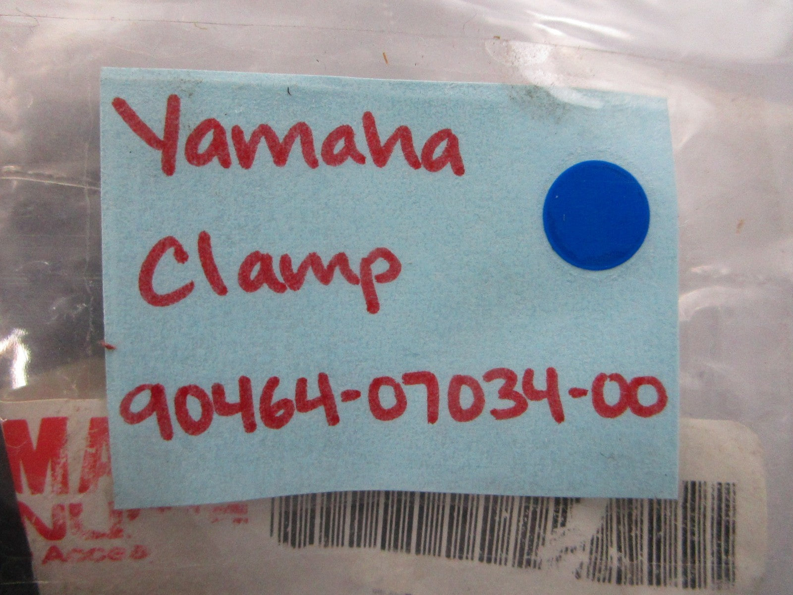 NEW OEM 90464-07034-00 Yamaha Clamp 0810