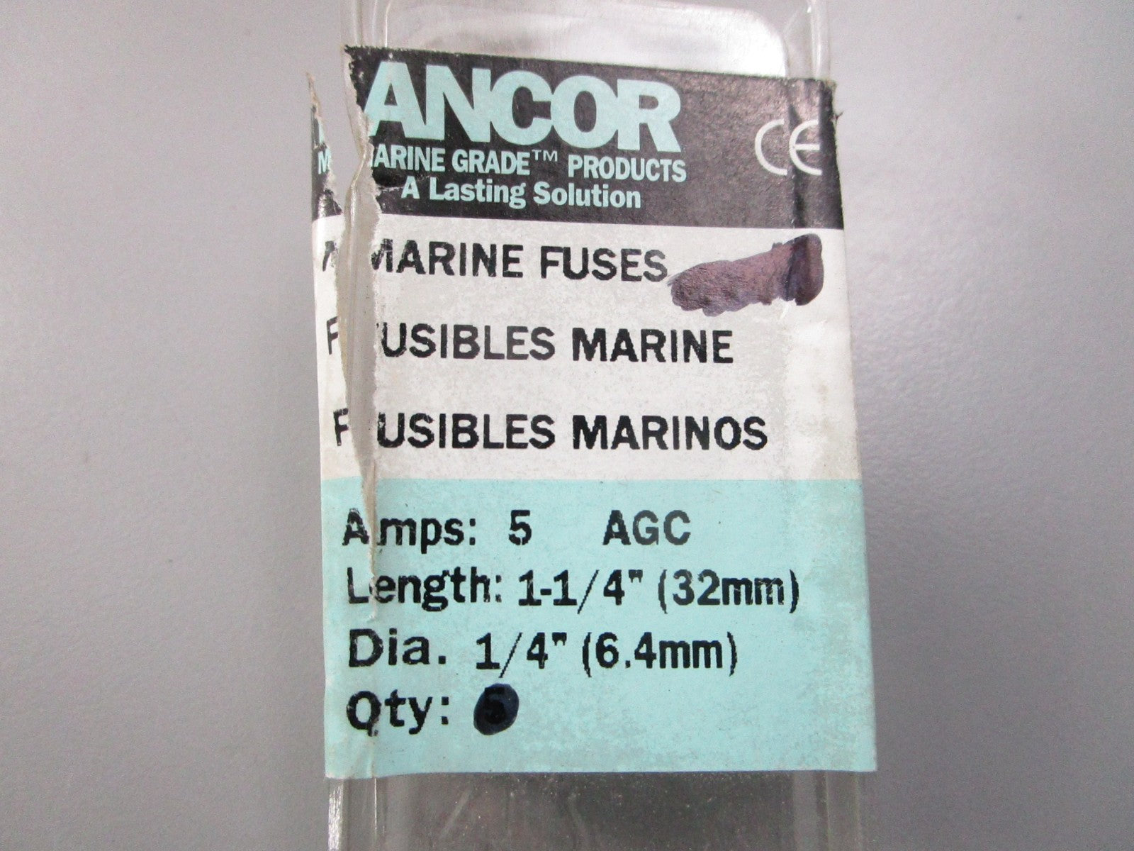 NEW 601050 Ancor 5A 4 Fuse Set 0810