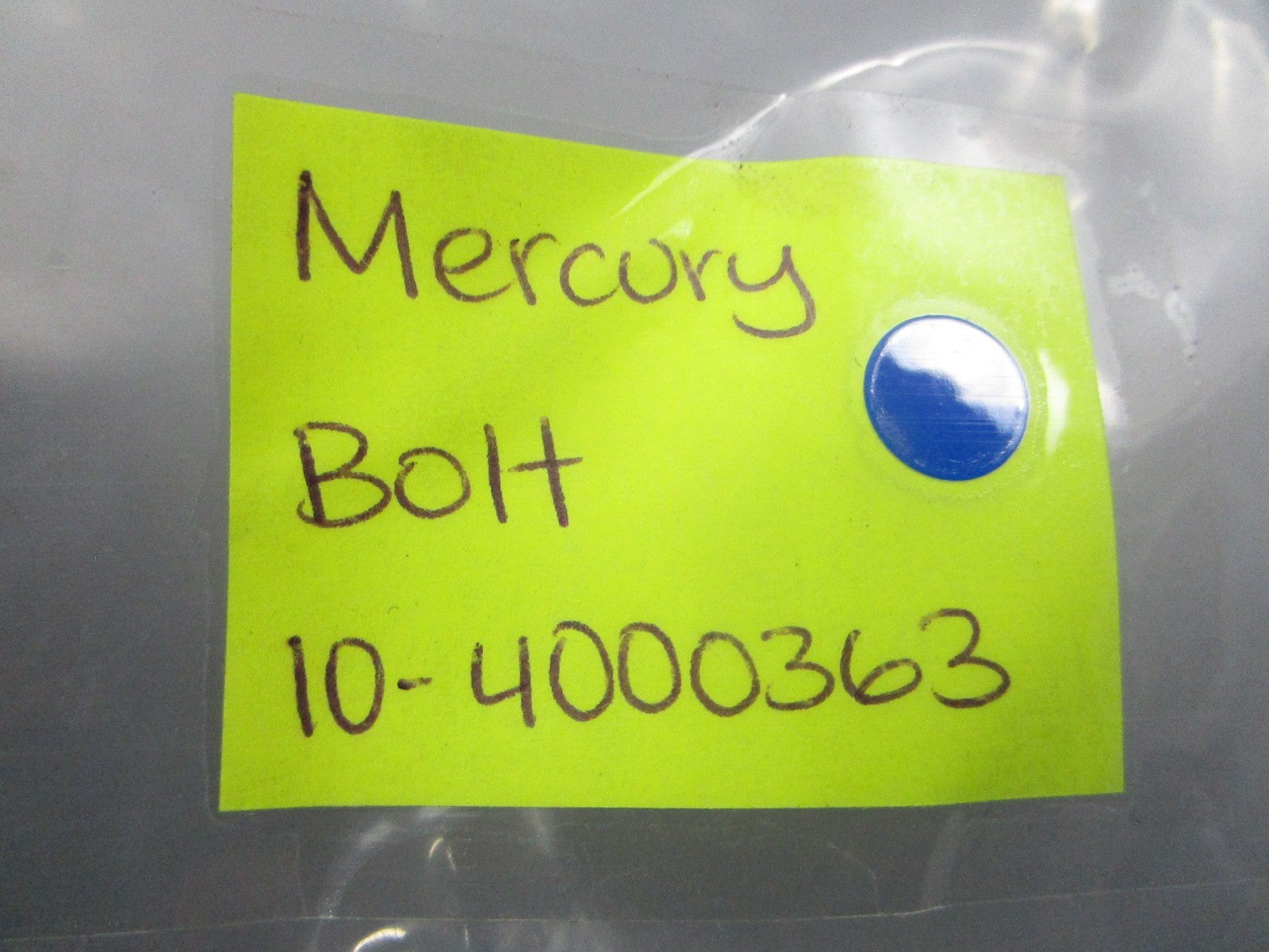 NEW OEM 10-4000363 Mercury Quicksilver Bolt 0810