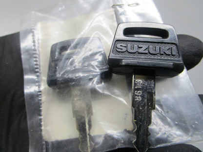 *NEW OEM* (LOT OF 2) 0810 Suzuki (8613) Ignition Key 37141-93350