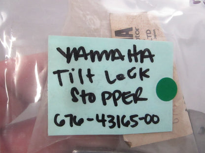 NEW OEM (LOT OF 5) 676-43165-00 Yamaha Tilt Lock Stopper 0810