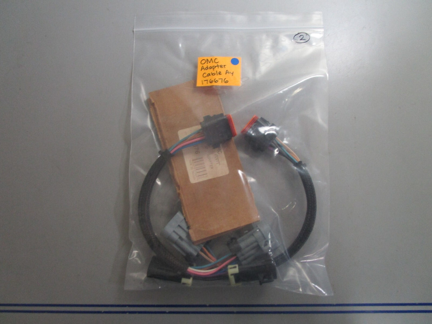 *NEW OEM* 0810 OMC Johnson Evinrude Adapter Cable Assembly 176676 0176676