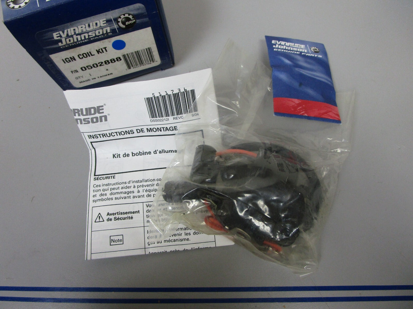 *NEW OEM* 0720 OMC Johnson Evinrude Ignition Coil Kit 502888 0502888