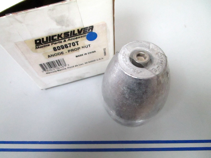 *NEW OEM* 0720 Mercury Quicksilver Prop Nut Anode 809670T