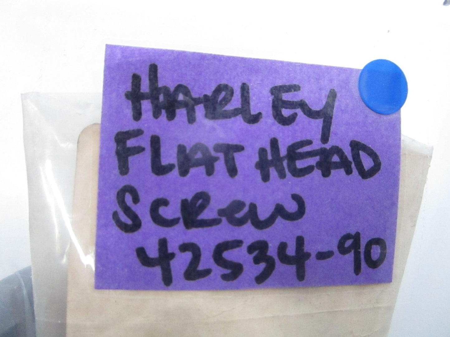 *NEW OEM* (LOT OF 3) 0810 Harley Davidson Flat Head Screw 42534-90