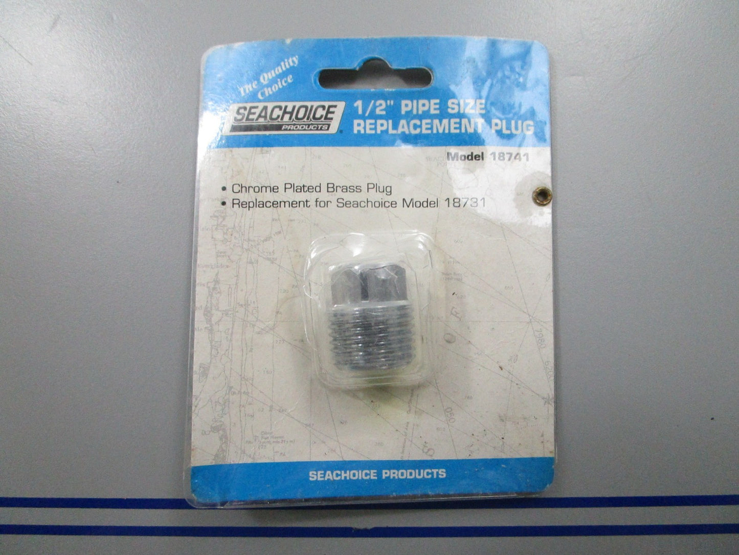 *NEW* 0810 Seachoice 1/2" Pipe Size Replacement Plug 18741