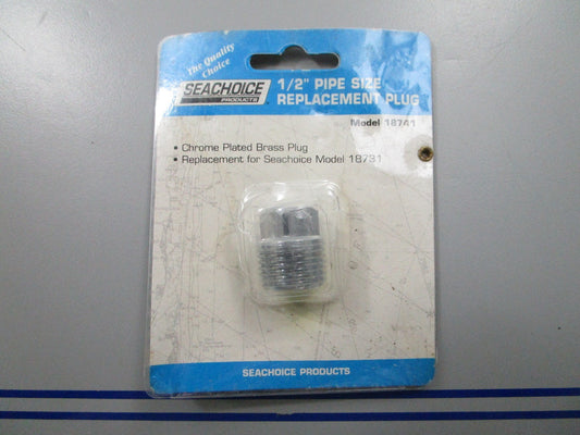 *NEW* 0810 Seachoice 1/2" Pipe Size Replacement Plug 18741