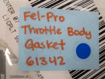 *NEW* 0810 Fel-Pro Throttle Body Gasket 61342