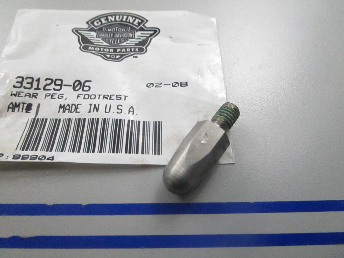 *NEW OEM* 0810 Harley Davidson Footrest Wear Peg 33129-06