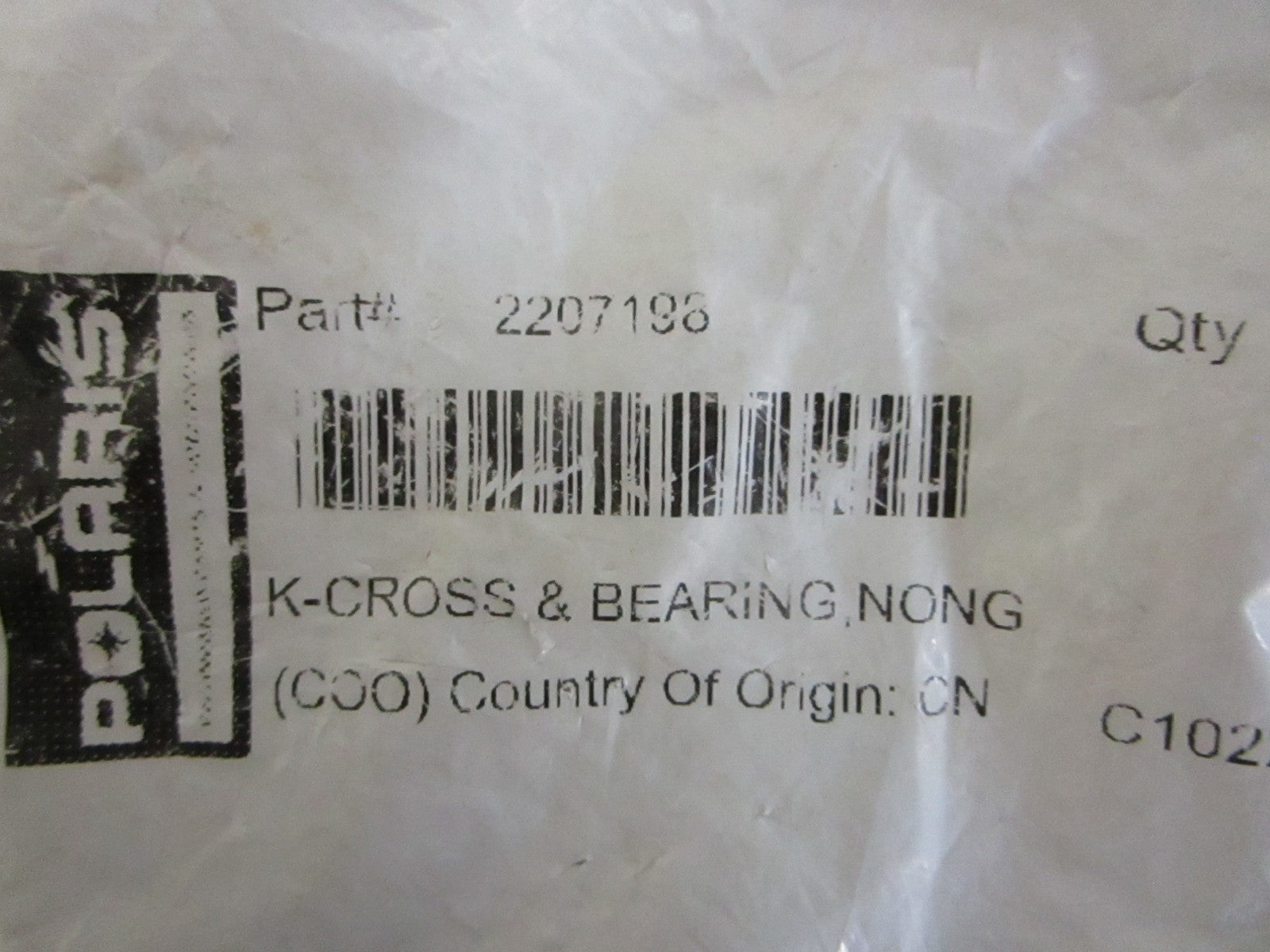 *NEW OEM* 0820 Polaris Cross & Bearing 2207198