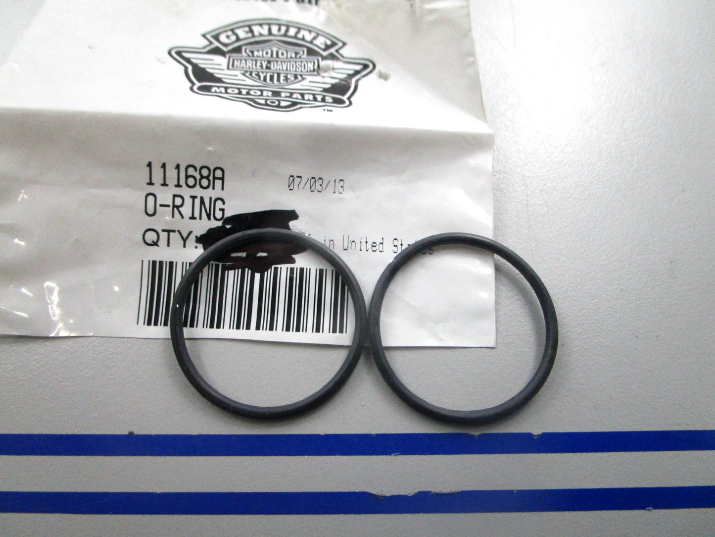 *NEW OEM* (LOT OF 2) 0810 Harley Davidson O-Ring 11168A