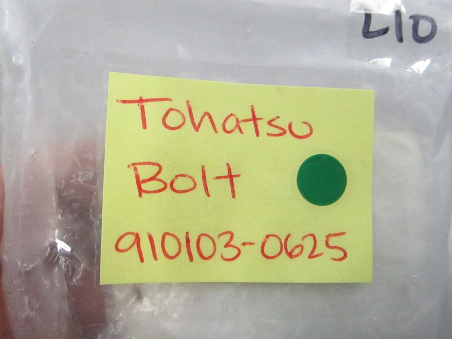 NEW OEM (LOT OF 10) 910103-0625 Tohatsu Bolt 0810