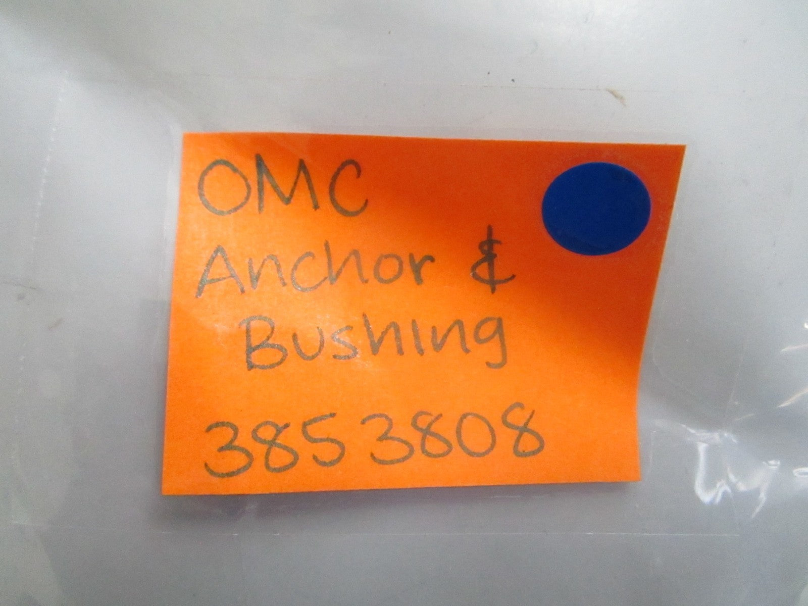 *NEW OEM* 0820 OMC Johnson Evinrude Anchor & Bushing 3853808