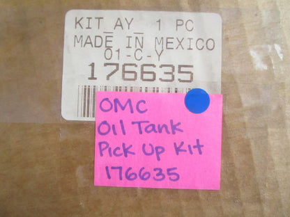 NEW OEM 176635 0176635 OMC Johnson Evinrude Oil Tank Pick Up Kit 0820