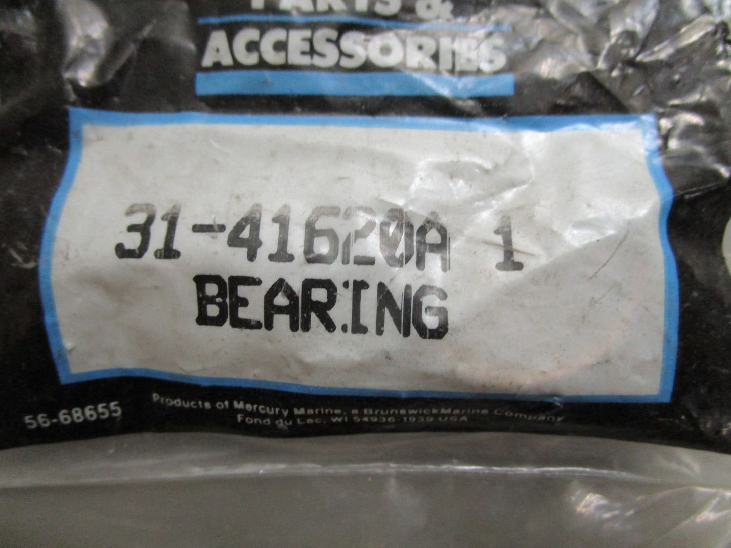*NEW OEM* 0820 Mercury Quicksilver Bearing 31-41620A1