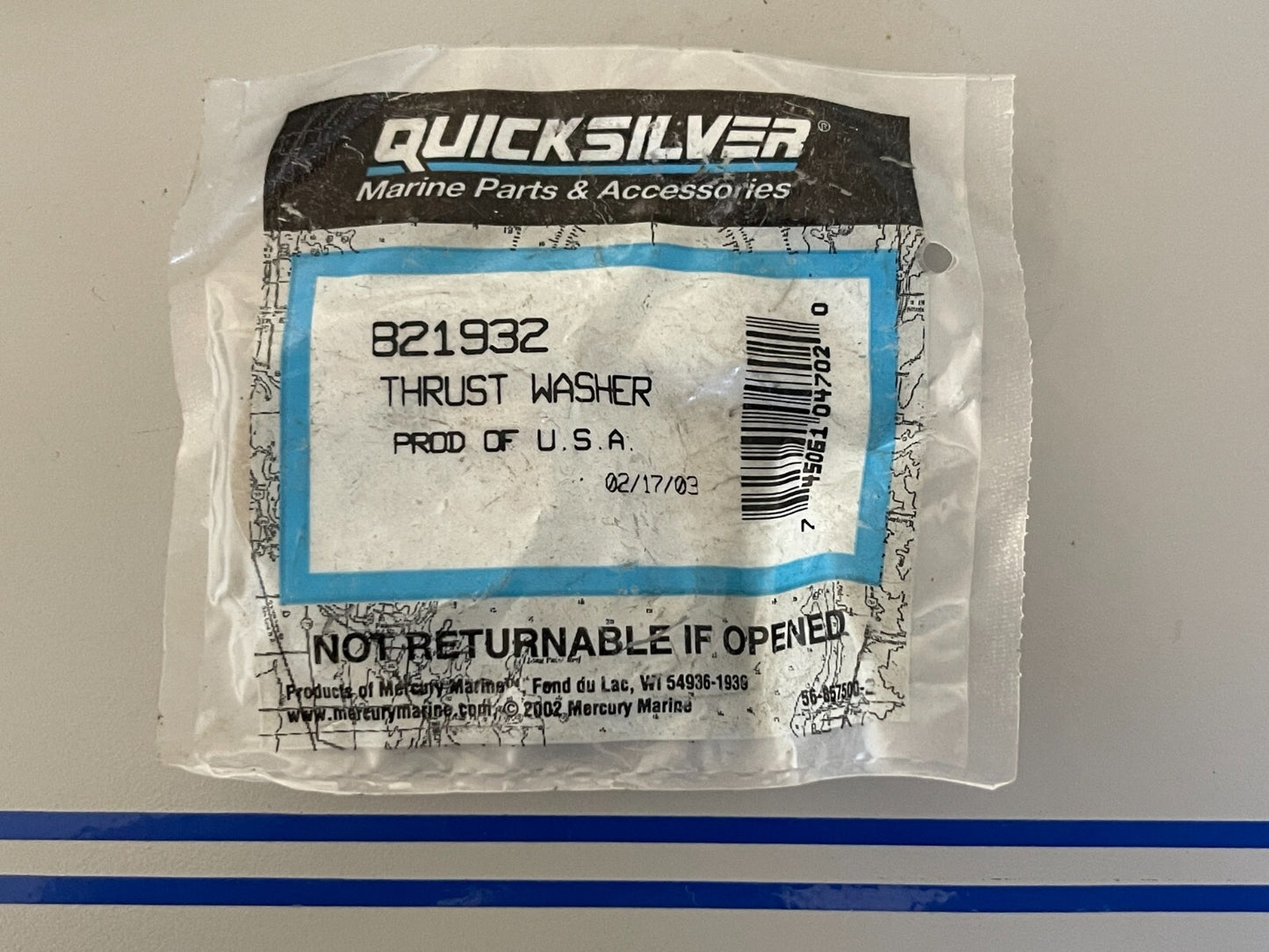 *NEW OEM* 0810 Mercury Quicksilver Thrust Hub 821932