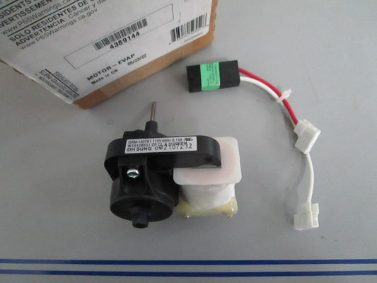 *NEW OEM* 0820 Whirlpool Evaporator Fan Motor 4389144