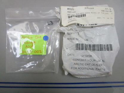 *NEW OEM* (LOT OF 3) 0810 Arctic Cat Flange Nut 8427-002