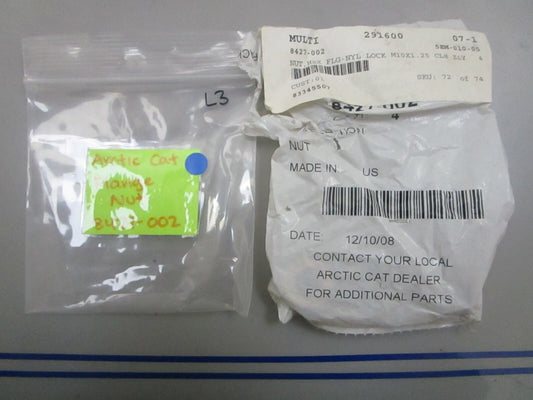 *NEW OEM* (LOT OF 3) 0810 Arctic Cat Flange Nut 8427-002