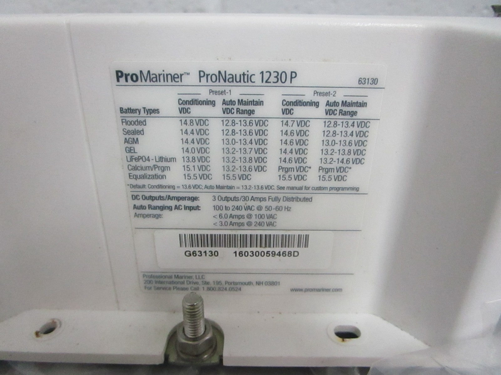 *NEW OEM* 0820 ProMariner 12V 40AMP Marine Battery Charger 63140
