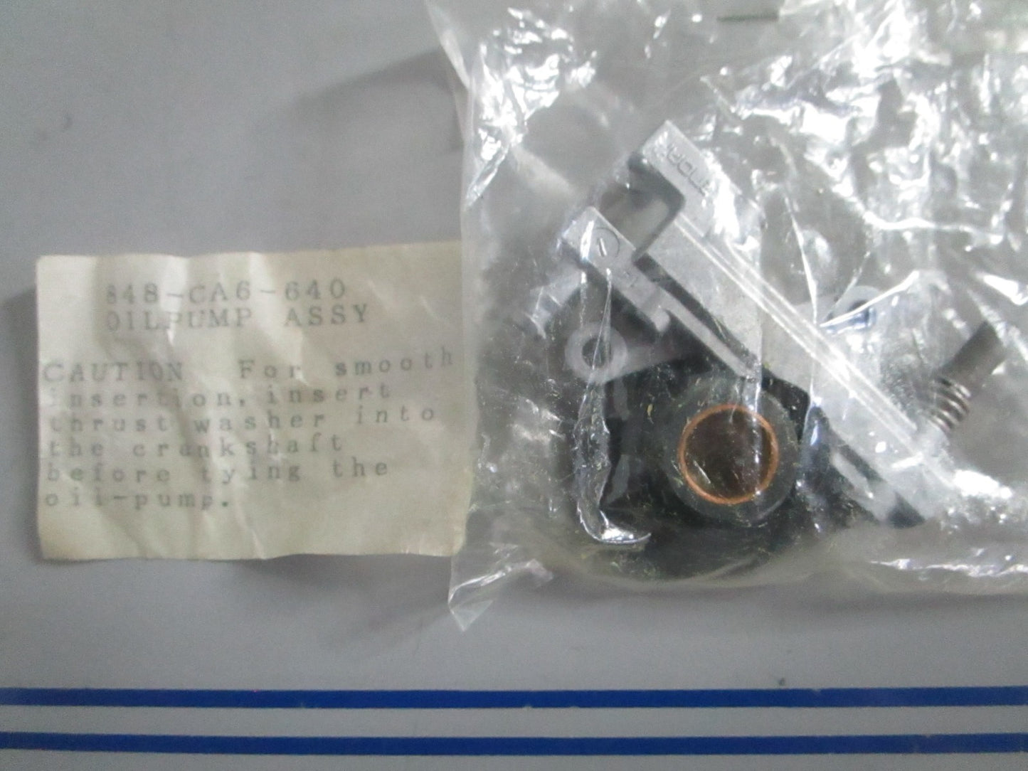 NEW OEM 7848-CA6-640 Red Max Oil Pump Assy 0820