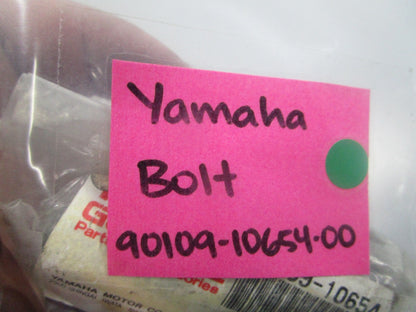 NEW OEM 90109-10654-00 Yamaha Bolt 0810