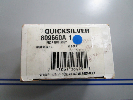 *NEW OEM* 0720 Mercury Quicksilver Prop Nut Assembly 809660A1