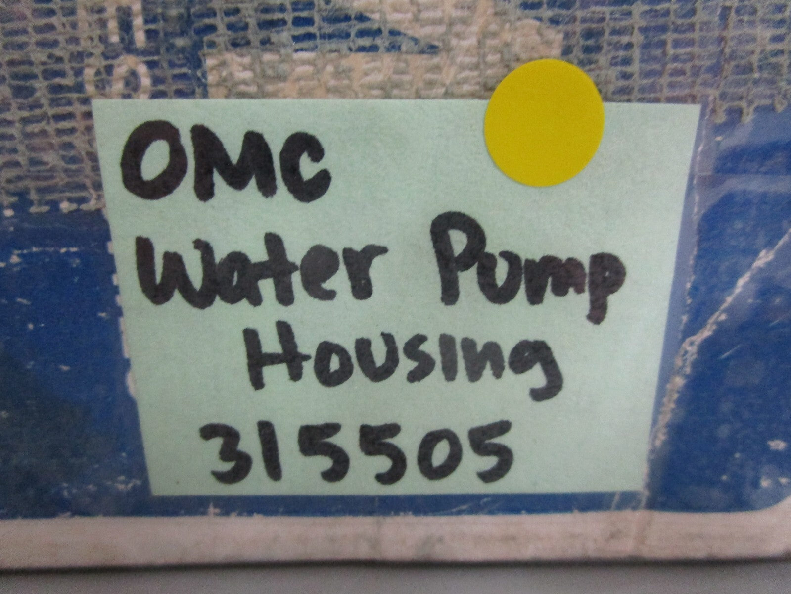 *NEW OEM* 0810 OMG Johnson Evinrude Water Pump Housing 315505 0315505