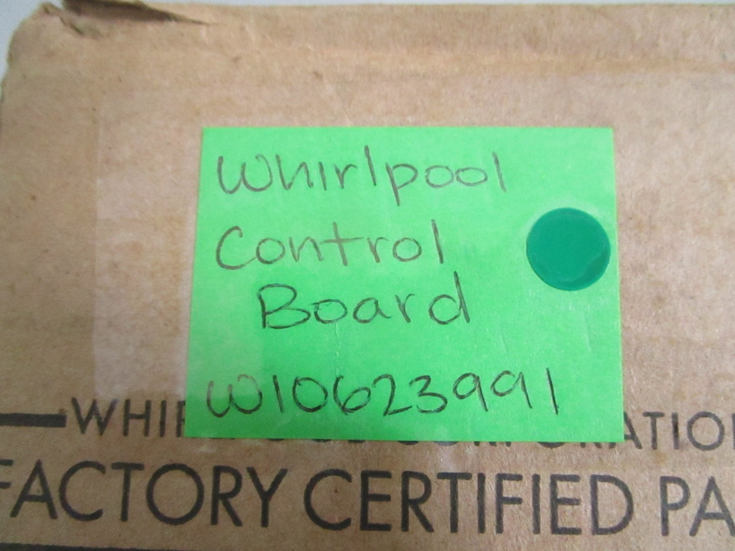 NEW OEM W10623991 Whirlpool Control Board 0820