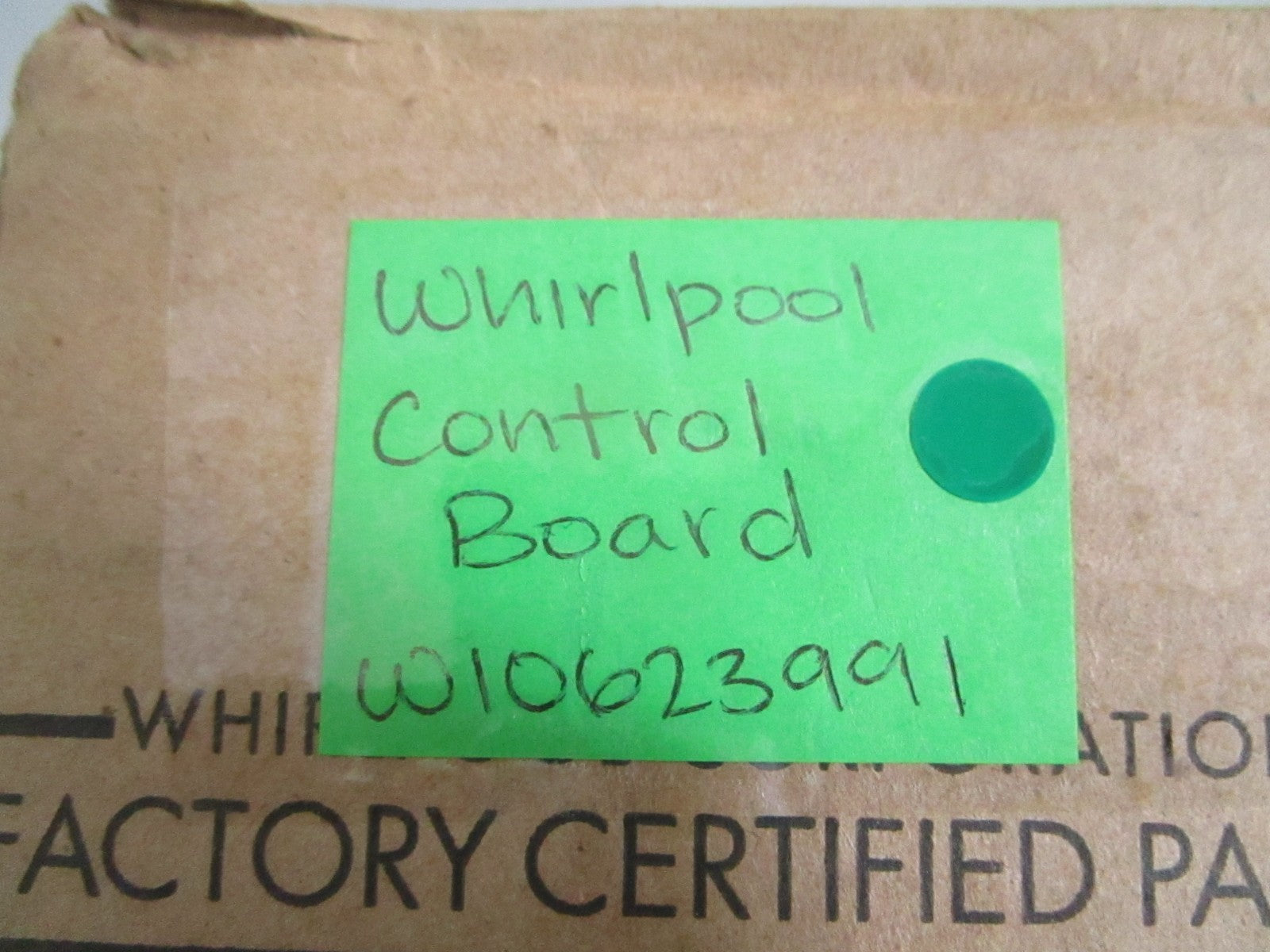 NEW OEM W10623991 Whirlpool Control Board 0820
