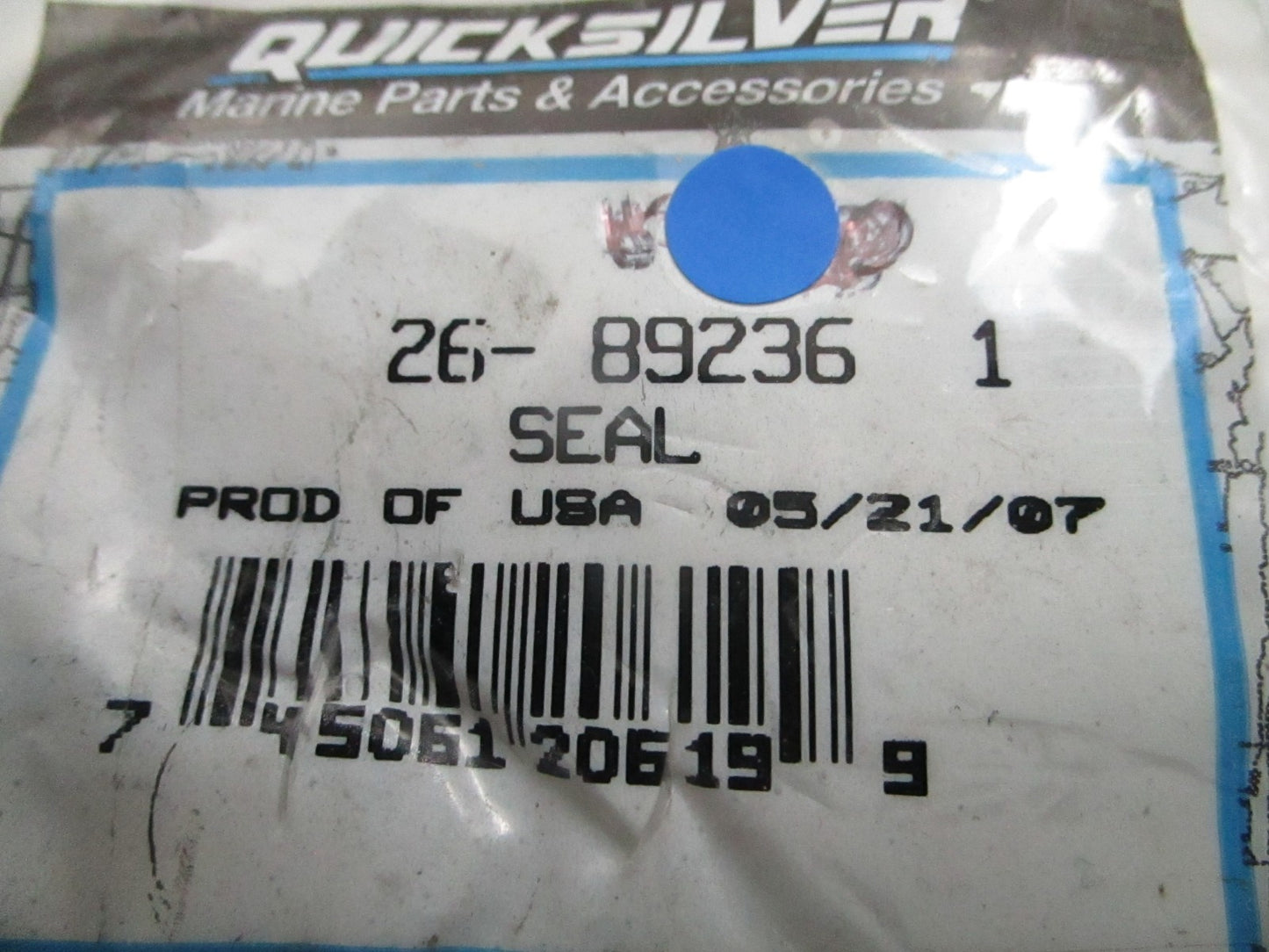 *NEW OEM* 0810 Mercury Quicksilver Seal 26-89236 1