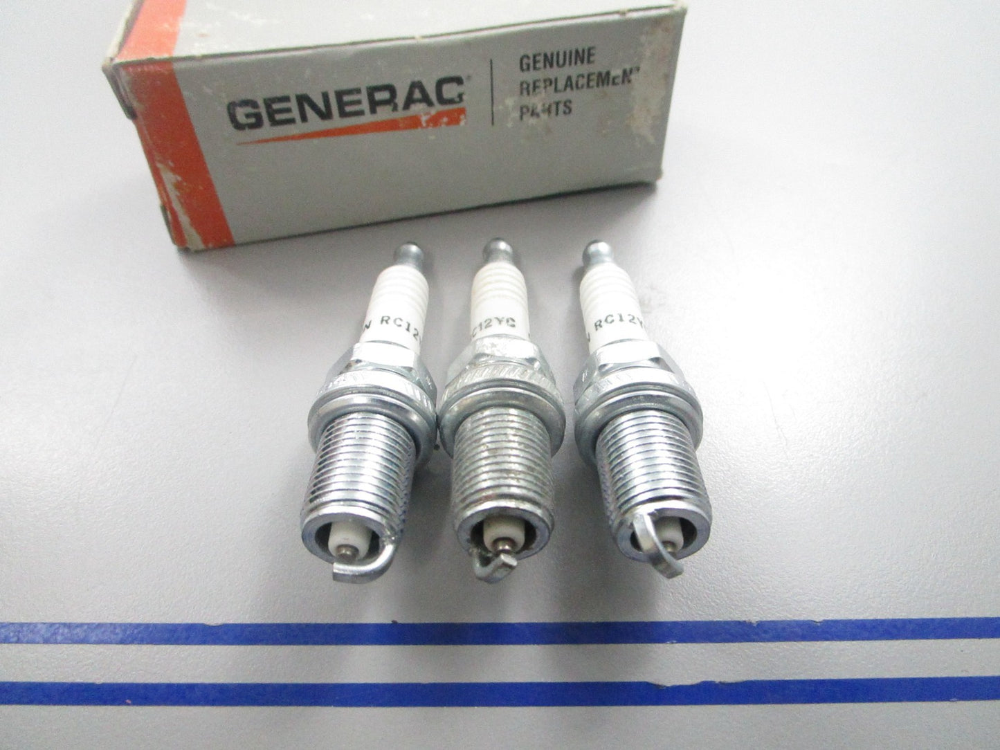 *NEW OEM* (LOT OF 3) 0810 Generac Champion Spark Plug RC12YC 0G0767A