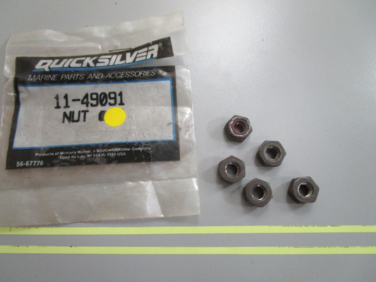 *NEW OEM* (LOT OF 5) 0810 Mercury Quicksilver Nut 11-49091