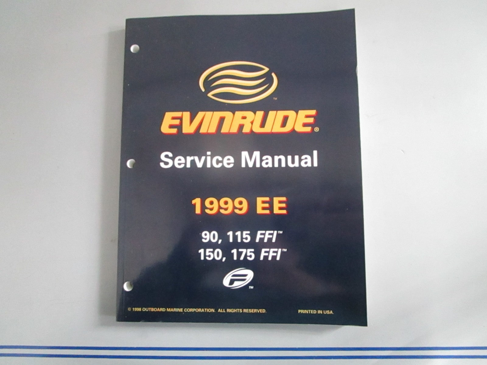 NEW OEM OMC Johnson Evinrude 787024 0787024 1999 V4, V6 FFI Service Manual 0820