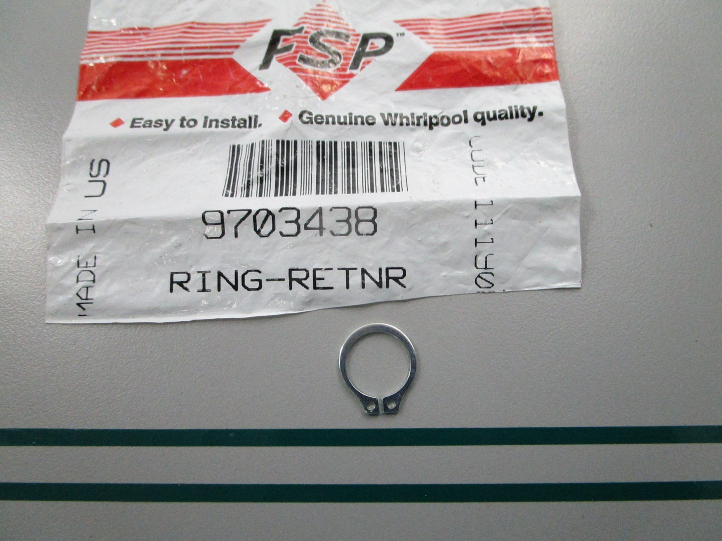 NEW OEM 9703438 Whirlpool Retainer Ring 0810