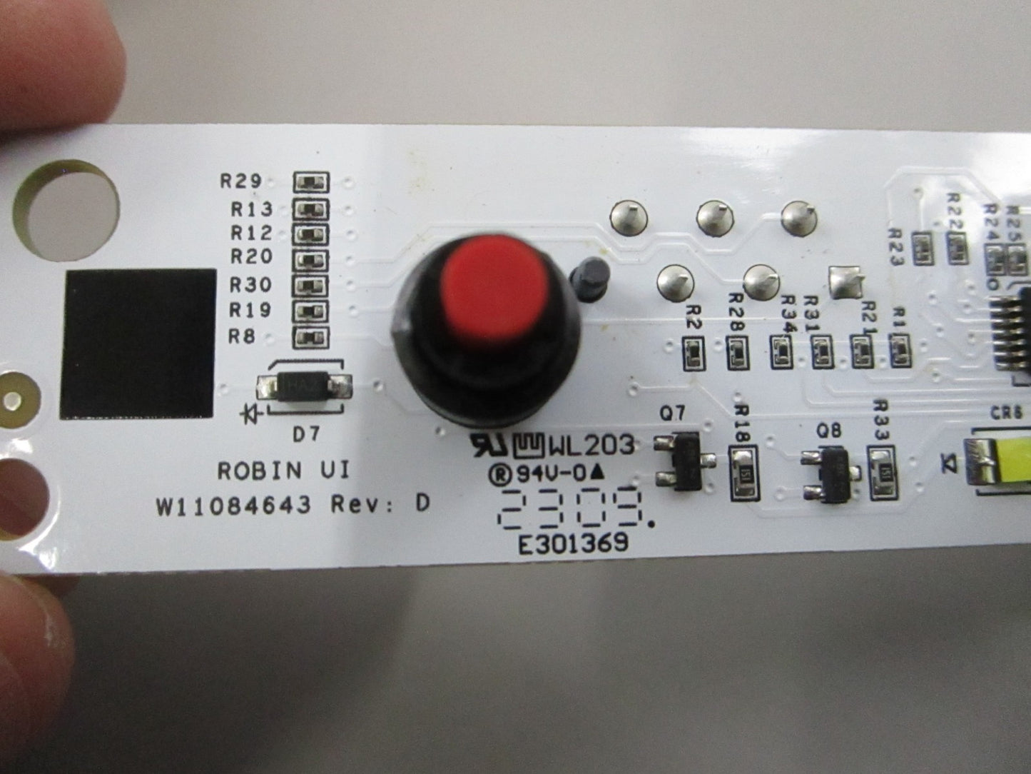 NEW OEM W11626077 Whirlpool Electronic Control Board 0810