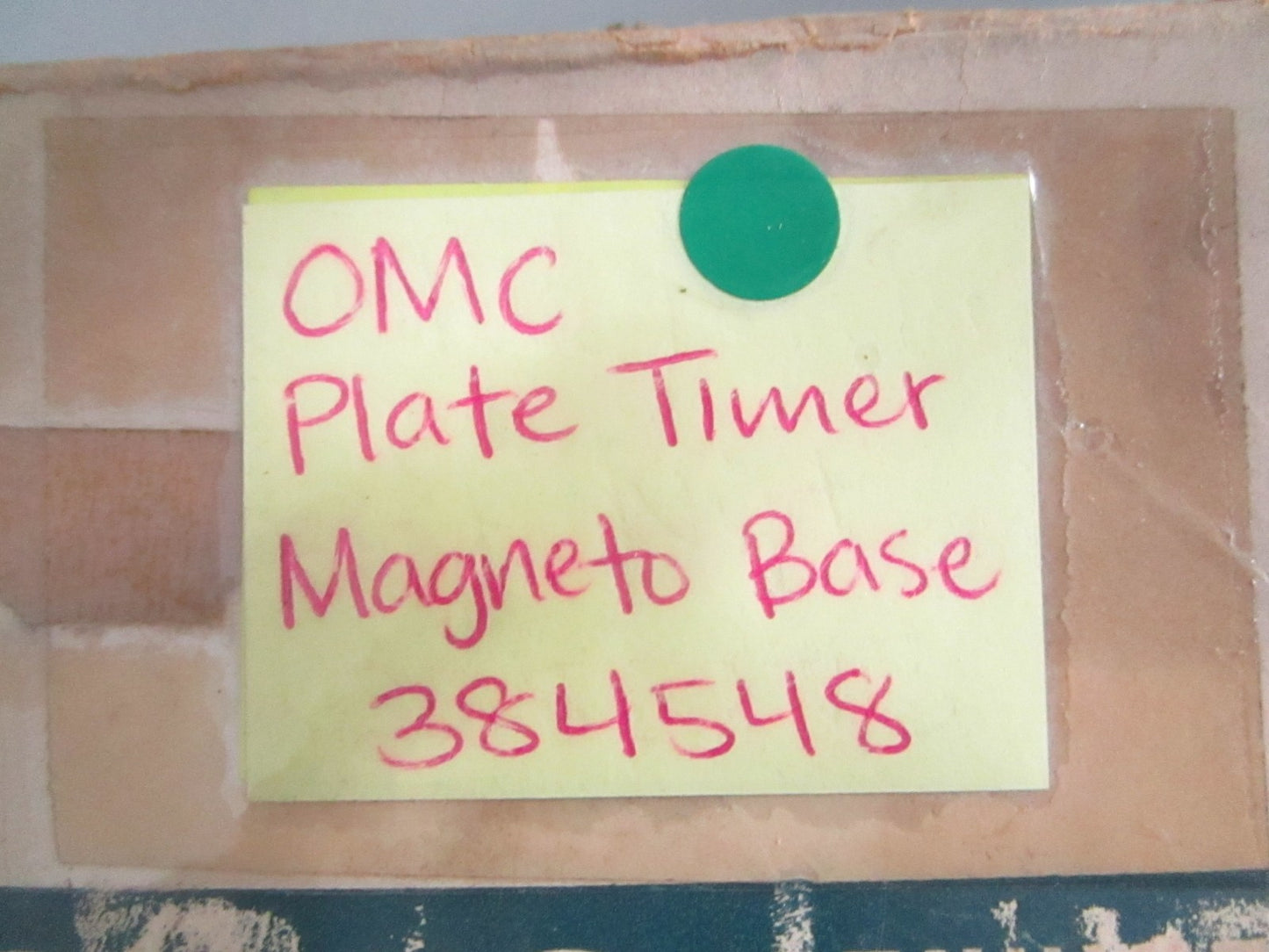 NEW OEM 384548 0384548 OMC Johnson Evinrude Plate Timer Magneto Base 0820