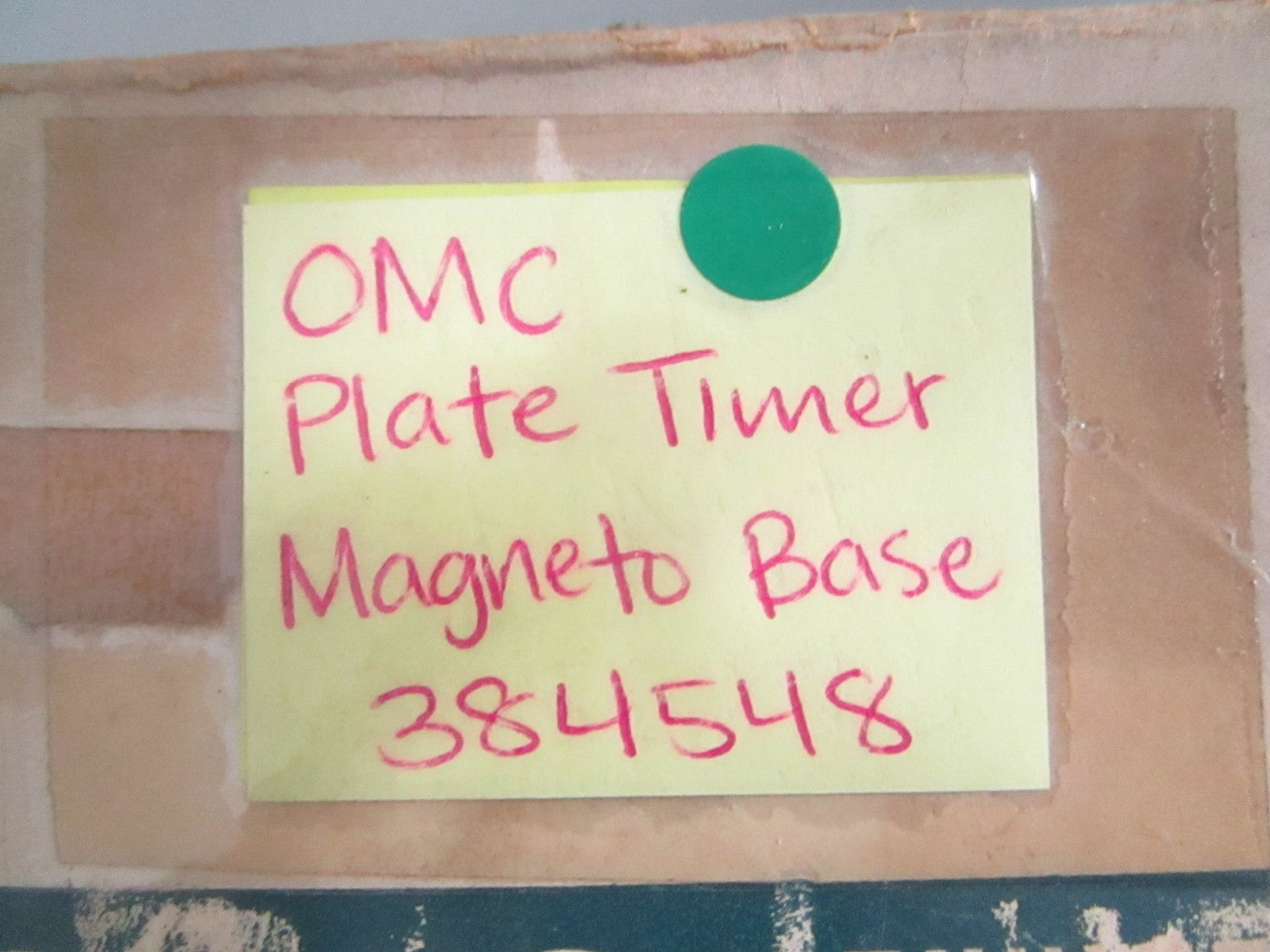 NEW OEM 384548 0384548 OMC Johnson Evinrude Plate Timer Magneto Base 0820