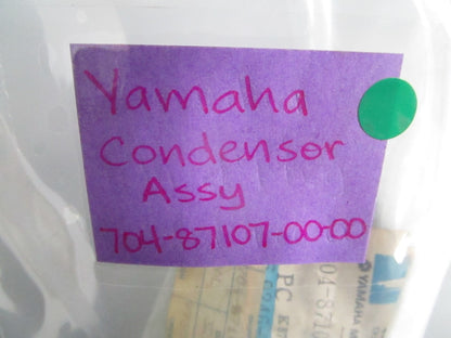 NEW OEM 704-87107-00-00 Yamaha Condenser Assy 0820