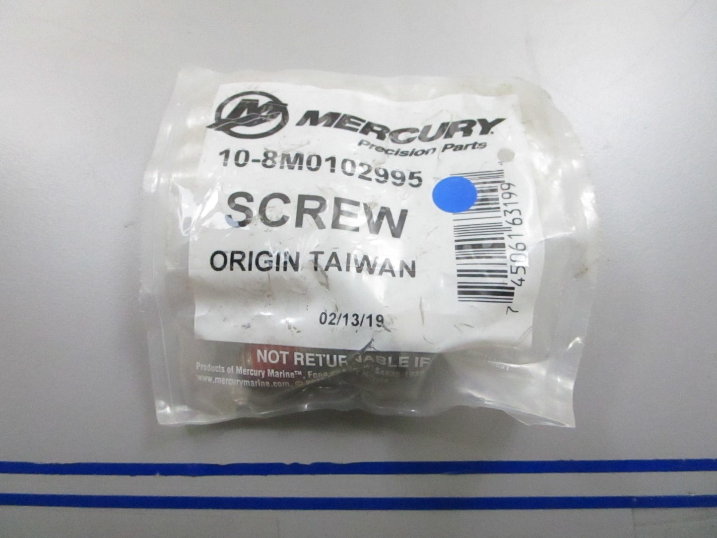 *NEW OEM* 0810 Mercury Quicksilver Screw 10-8M0102995