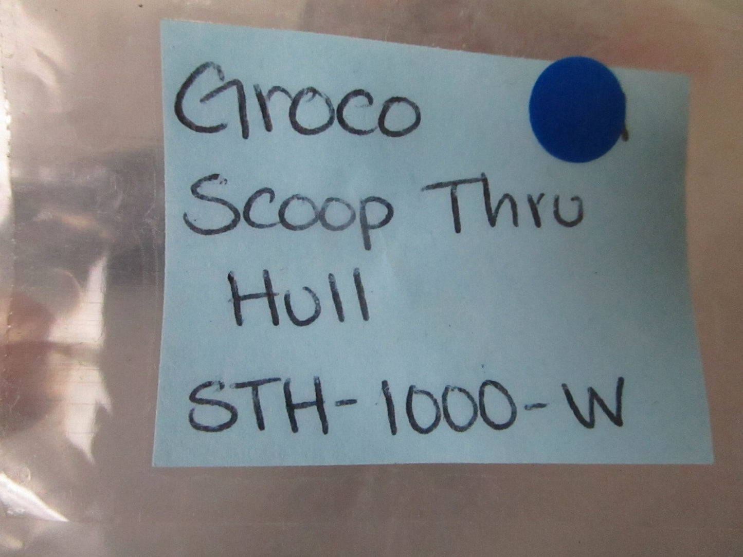 *NEW OEM* 0810 Groco Scoop Thru Hull STH-1000-W